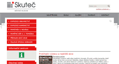 Desktop Screenshot of muzeum.skutec.cz